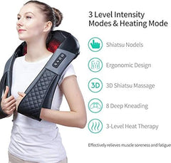 Shiatsu Neck and Shoulder Massager Heated Back Massager U Shape