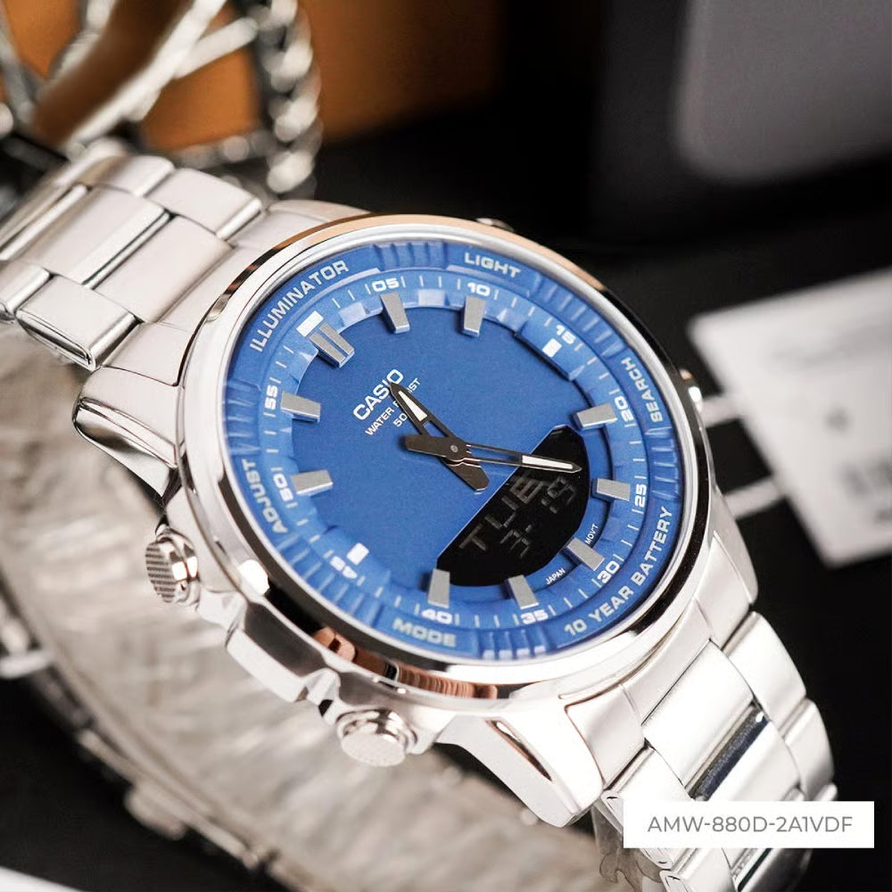 ساعة كاسيو رجالية-AMW-880D