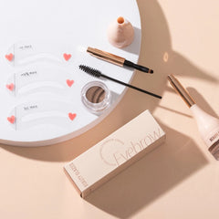 3Pcs Set Eye Makeup Set 6 Colors Eyebrow Pomade